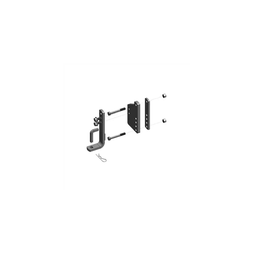 Replacement Long L Hitch Bracket - Driver Side - BLUBXW4070